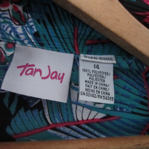 TANJAY XL Vintage Hawaii Blouse - Picture 2 of 6